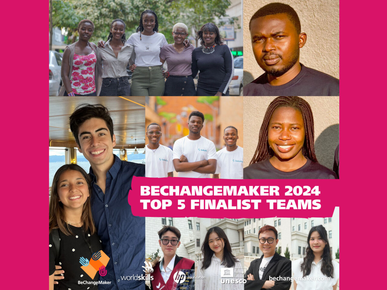 BeChangeMaker 2024 teams get ready for their live pitch