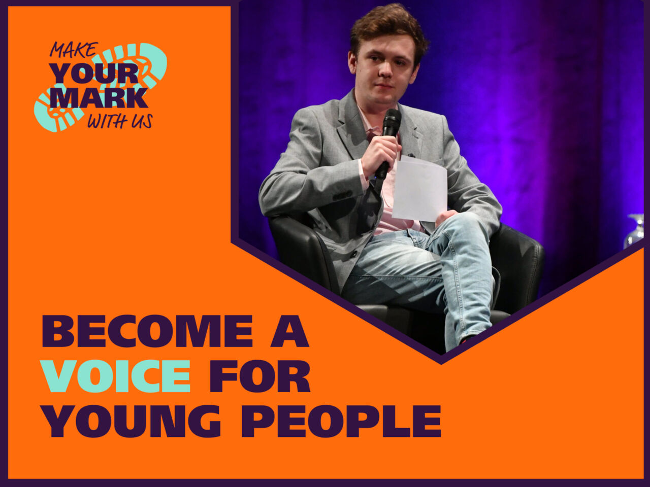 WorldSkills Champions Trust representative Dan McCabe shows Champions how they can use their voice